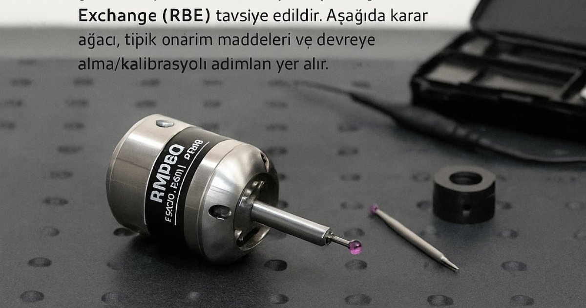 Renishaw RMP60 Onarım ve Tamir Edilebilirlik